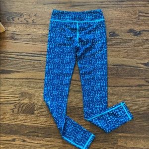 IVIVVA LEGGINGS SIZE 10 blue print WOW!